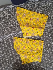 Yellow Embroidered Ethnic Skirt
