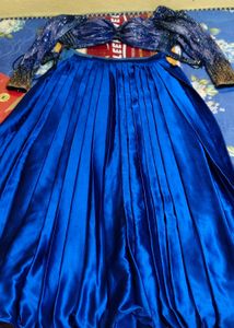 Blue Lehenga Choli Set