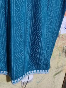 Elegant Teal Embroidered Kurta