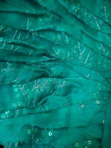 Aqua Embellished Blouse