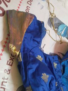 Blue &amp; Gold Blouse
