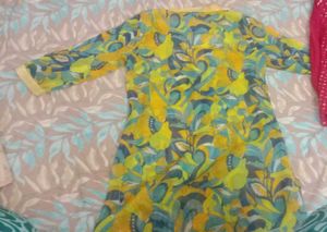 Floral Print Kurta