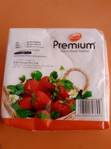 Premium 2 ply velvet napkin(Pack of 50