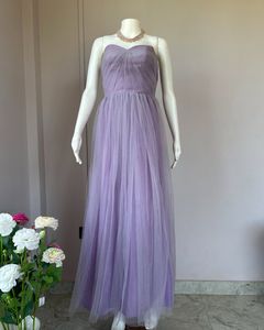 Lavender Mesh Gown