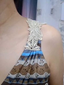 Patterned Maxi Dress