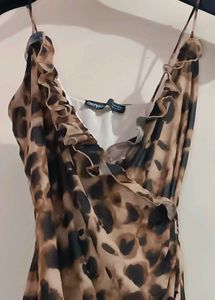 Leopard Print Mini Dress