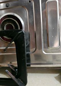 Gas Stove 2 Burner Steel Bajaj