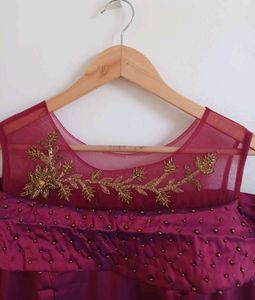 NEW SATIN MAXI GOWN