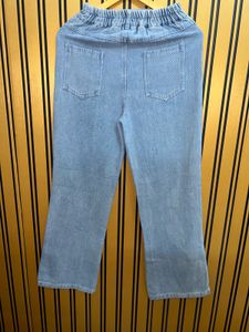 Wide Leg Denim Pants