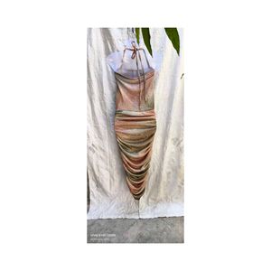 DAMN GORGEOUS RUCHED LONG BODYCON