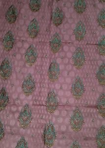 Unstitched Kurta With Pure Chiffon Dupatta