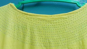 Yellow Pleated Dress