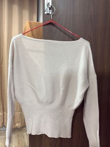 Cute Knit Wrap Sweater