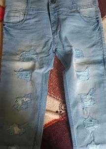Women Ribbed Jeans ( Unused)