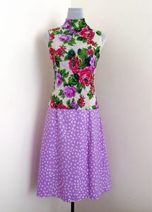 VINTAGE FLORAL TURTLENECK