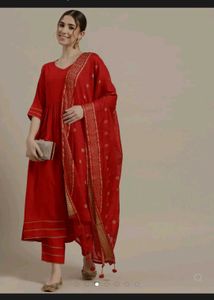 New 💥 Red Anarkali Kurta Set ❤️
