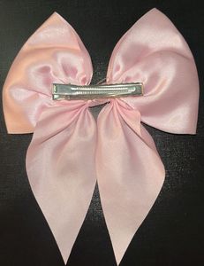 Baby Pink Bow Hair Clip