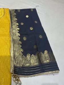 Yellow Embroidered Kurta Set