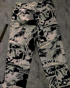Comic Print Pants