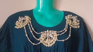 Elegant gorgeous Blue Kaftan Dress