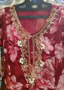 Floral Print Kurta