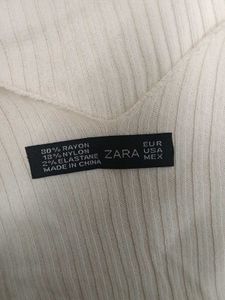 Zara White Tank Top