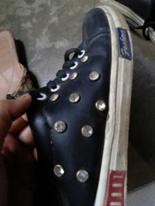 Casual Wear Shoes In Black Colour
