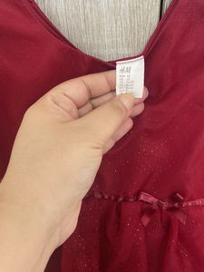 Red Tiered Dress