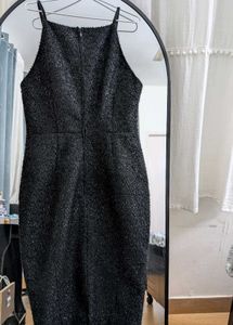 H&amp;M Black midi dress