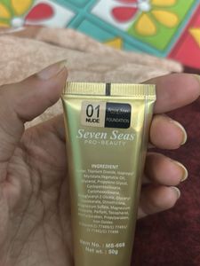 01 nude shade of seven seas pro - beauty foundatio