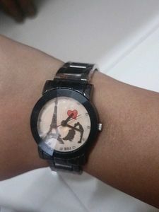 3 Watches+ 1 Pearl Embellished Bangle