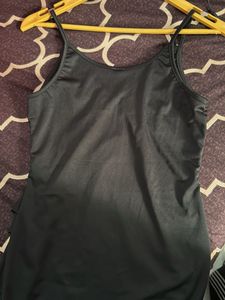 Black Slit Maxi Dress Sss