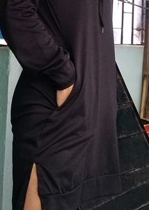 Black Hoodie Dress