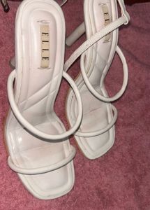 ELLE White Heels