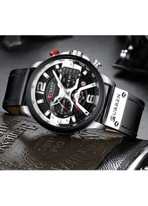 CURREN Stainless Steel Chronograph Men&#39;s Watch (Bl