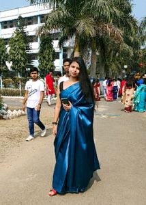 Myntra Purchased Plain Saree Price Drop For Today