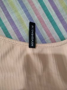 Ruched square neck crop top