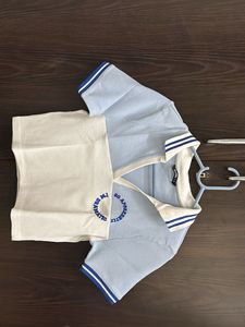 Cute Cropped Polo Top