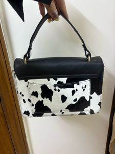 Stylish Cow Print Handbag