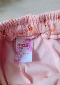 Girls Summer wear Skirt With Floral Wavy Design.