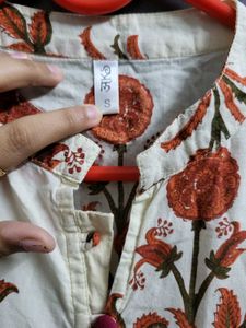 Floor Length Kurti With Front Slit