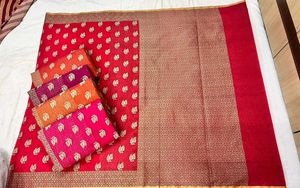 Kota Check Zari Saree