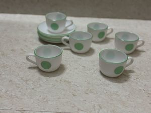 🆕Bone China Cup &amp; Saucer Set Of 12