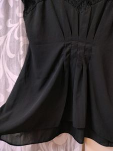 Jet black top