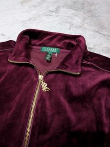 🙂‍↔️🔥 Vintage Ralph Lauren Velour Jacket