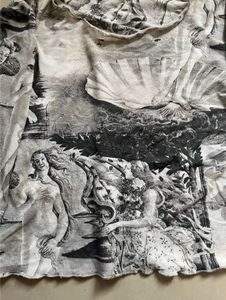 Vintage Art Print Long Sleeve Top