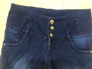 A Night Waist Blue Jeans