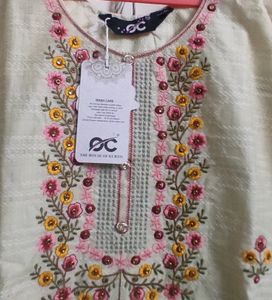 Sale...Kurta With Awesome Thread Work