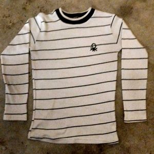 Benetton Striped Long Sleeve T-shirt