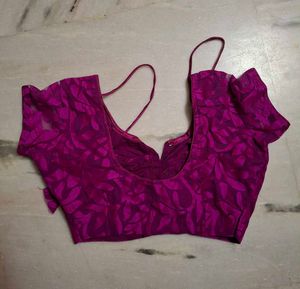 Purple Floral Blouse